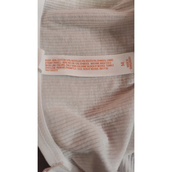 Women's Colsie Corset Front Sleeveless Bodysuit White Medium - Picture 6 of 7